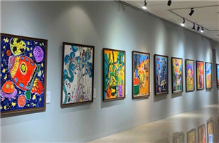 What is the essential difference between intelligent picture frame screens and advertising machines in art galleries